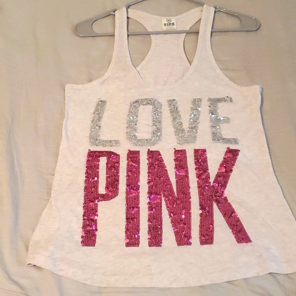 Vs pink bling tank - Picture 1 of 3
